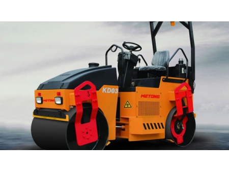 Double Drum Vibratory Roller (Full Hydraulic Road Roller, Model KD03)
