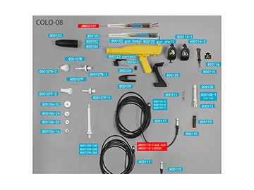 Colo-08 Manual Powder Gun Parts
