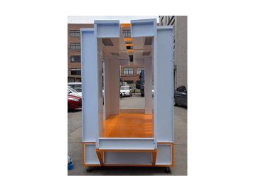 Tunnel Powder Coating Booth COLO-S-3145