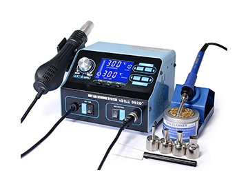YIHUA-992D/992D  2 in 1 LCD SMD Hot Air Rework Station with Soldering Iron