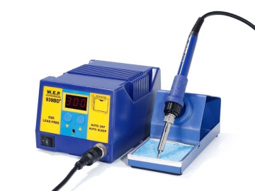 ESD Safe Adjustable Constant Temperature Electronic Soldering Iron SMD Rework Station, Item WEP-939BD 