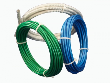 Coated Galvanized Steel Wire Rope, Aircraft Cable