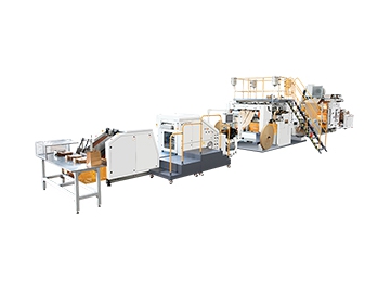 SBH330B/450B-TH Fully Automatic Roll Fed Flat Handle Paper Bag Machine