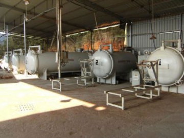 Vacuum Kiln, 25 Cube Vacuum Dryer Machine  For Large Section Timber Drying