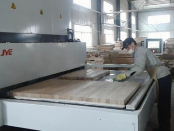 RF Press, HF Board Joining Machine  Edge Gluer of Dual Working Table Version