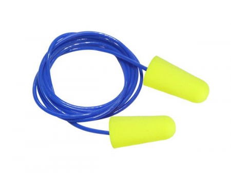 Foam Metal Detectable Earplugs, EC-1003A-C Disposable PU Earplug