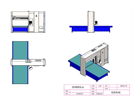 Foam Cutter (Vertical Continuous Blade CNC Contour Cutting Machine, Model GV8)