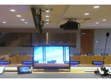 Video Monitor in United Nations Headquarter