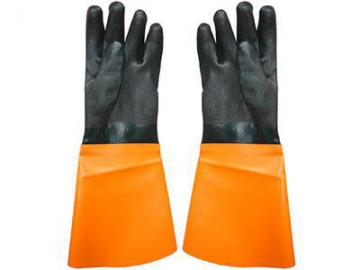 Reinforced Cuff PVC Gloves