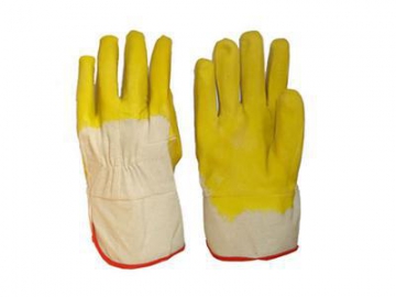 Palm Coated Latex Gloves GSL4556 Rubber Gloves