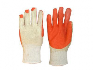 Latex Palm Coated Gloves GSL4160R/G Rubber Gloves