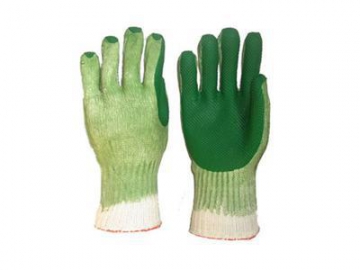 Latex Palm Coated Gloves GSL4160R/G Rubber Gloves