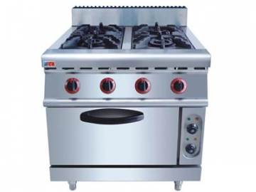 Freestanding 4/6-Burner Gas Cooktop on Gas / Electric Oven