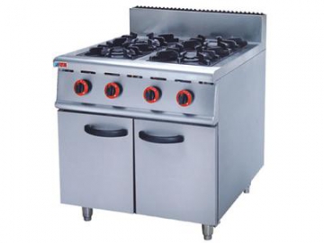Freestanding Gas Combination Stove with Cabinet