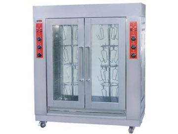 Rotating Gas Rotisserie Oven