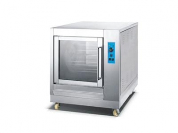 Stacked Rotating Electric/Gas Rotisserie Oven