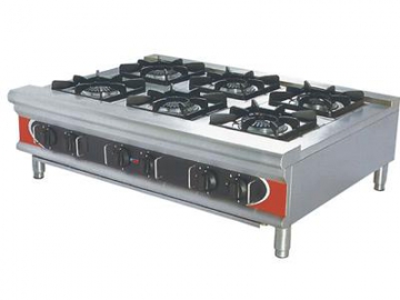 FRB-2/4/6 FGR-24/26/4T/6T/8T Series Heavy Duty Gas Stove