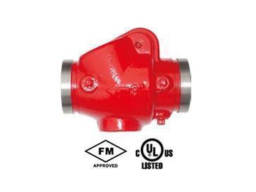 UL FM Grooved-end Swing Check Valve