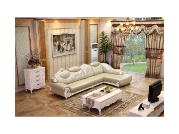 B009 Living Room Sectional Leather Sofa
