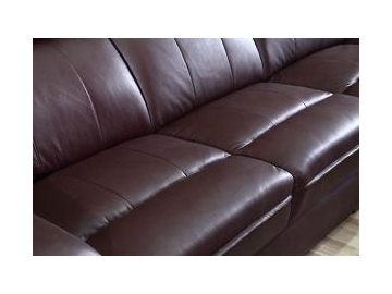 GF089 Contemporary Leather Sectional Sofa