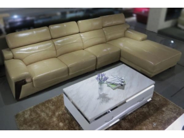 GF088 Living Room Leather Sectional Sofa