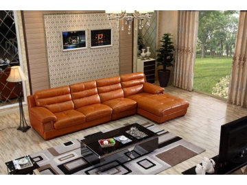 GF098 Modern Leather Sectional Sofa