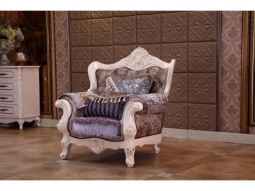 C606 3-Seater Fabric Sofa Set