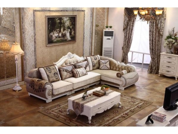 C873 Living Room Fabric Sofa