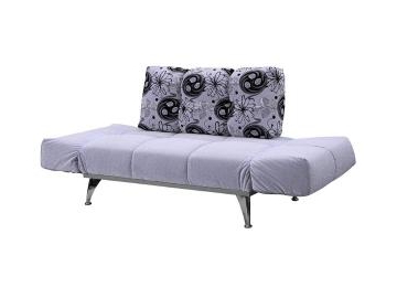 Folding Arm Fabric Sofa Bed