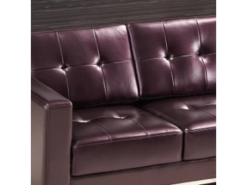 Executive Office Leather Sofa