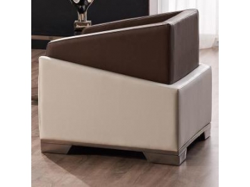 Modern Office Leather Couch