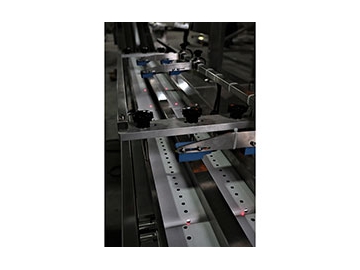 Automatic Biscuit Turn-Over & Automatic Biscuit Flap Up Feeding To Packing Machine