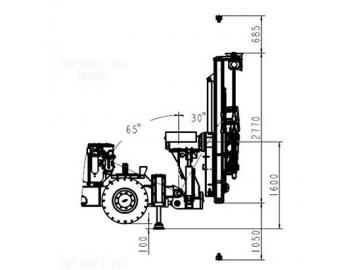 Hydraulic Drilling Jumbo, CYTC70B  (for Mining Production)