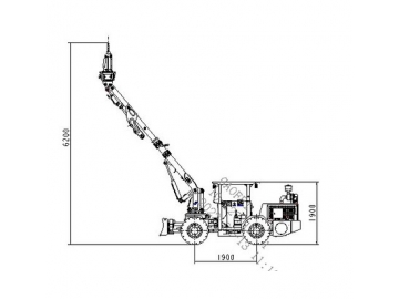 Underground Scaler, XMPYT56.5/32  (Mine Scaling Machine)