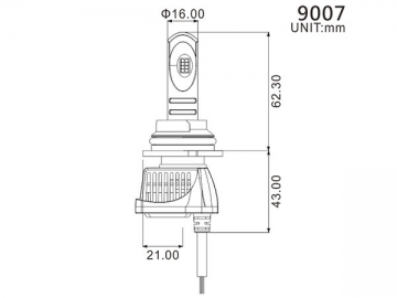 LED Headlight Bulb 9007