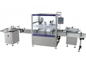 Pressure Filling Machine with Capper, Liquid Foundation Packaging