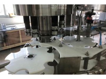 Filling and Capping Line with Bottle Unscrambler