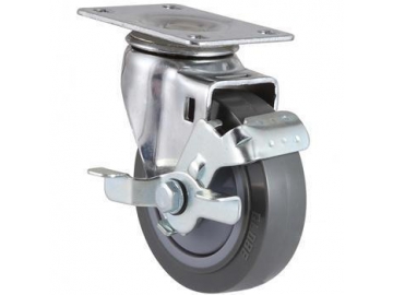 50~140kg Polyurethane Wheel Swivel Caster