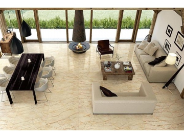 Sofitel Gold Marble Tile  (Porcelain Floor Tiles, Porcelain Wall Tiles, Interior Tile, Exterior Tile)