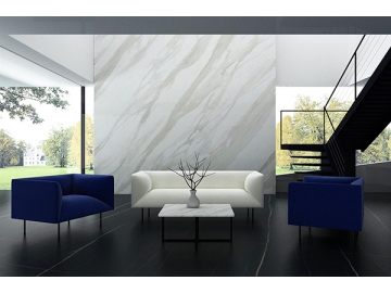 Statuario Marble Wall Slab   (Porcelain Wall & Floor Tiles, Interior and Exterior Tile)