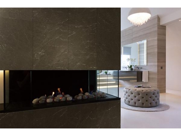 Olive Brown Marble Tile  (Ceramic Floor Tile, Wall Ceramic Tile, Interior Ceramic Tile, Exterior Tile)