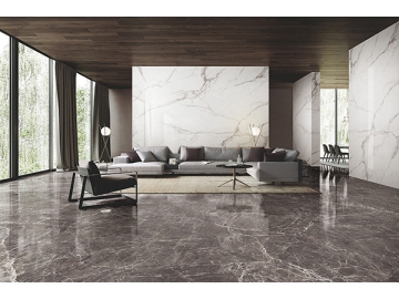 Claros Grey(Dark) Marble Wall Slab  (Wall Slab, Kitchen Slab, Indoor Slab, Outdoor Slab)