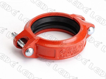 Angle Pad Grooved Piping System Pipe Coupling