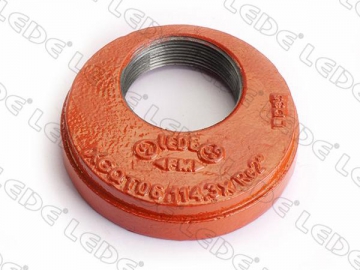 Eccentric Hole Grooved Pipe End Cap