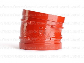 11.25 Degree Grooved Pipe Elbow Fittings