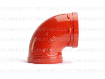 90 Degree Grooved Pipe Elbow Fittings