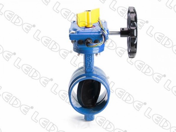 Water Flow Control Grooved Butterfly Valve