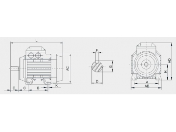 YS Series AC Induction Motor, Asynchronous Motor