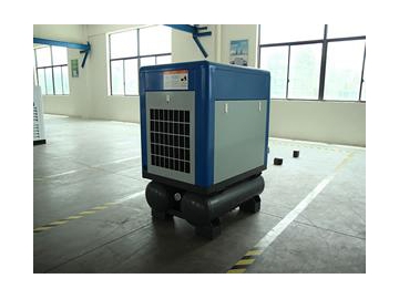 Tank Mounted Rotary Screw Air Compressor