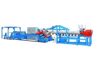 Plastic Sheet, Inclined 3-Rolled Plastic Sheet Extrusion Line
